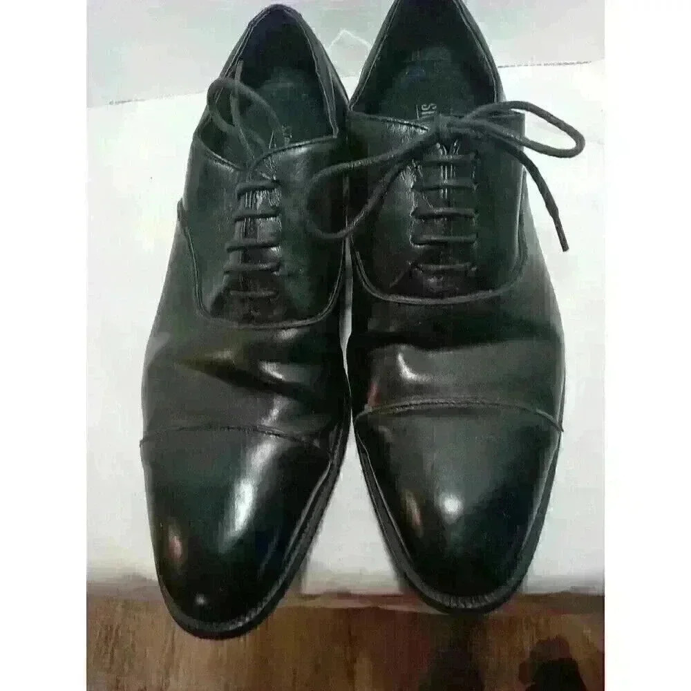 Stacy Adams Kordell Cap Toe Oxford 24919-001 10.5M Mens‎ Black